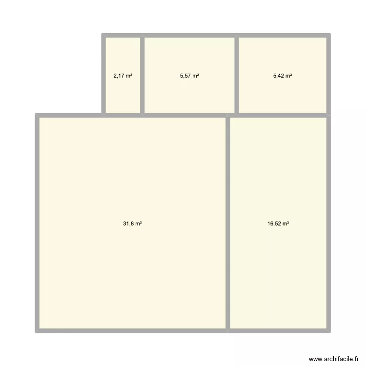 maison Léonie et Corentin. Plan de 5 pièces et 61 m² maison Léonie et Corentin. Plan de 5 pièces et 61 m²