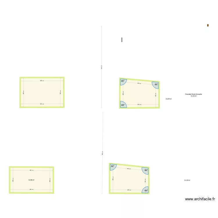 facade et toitutre. Plan de 