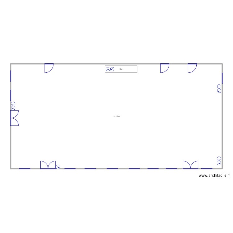 Salle de Fiennes echelle. Plan de 0 pièce et 0 m2
