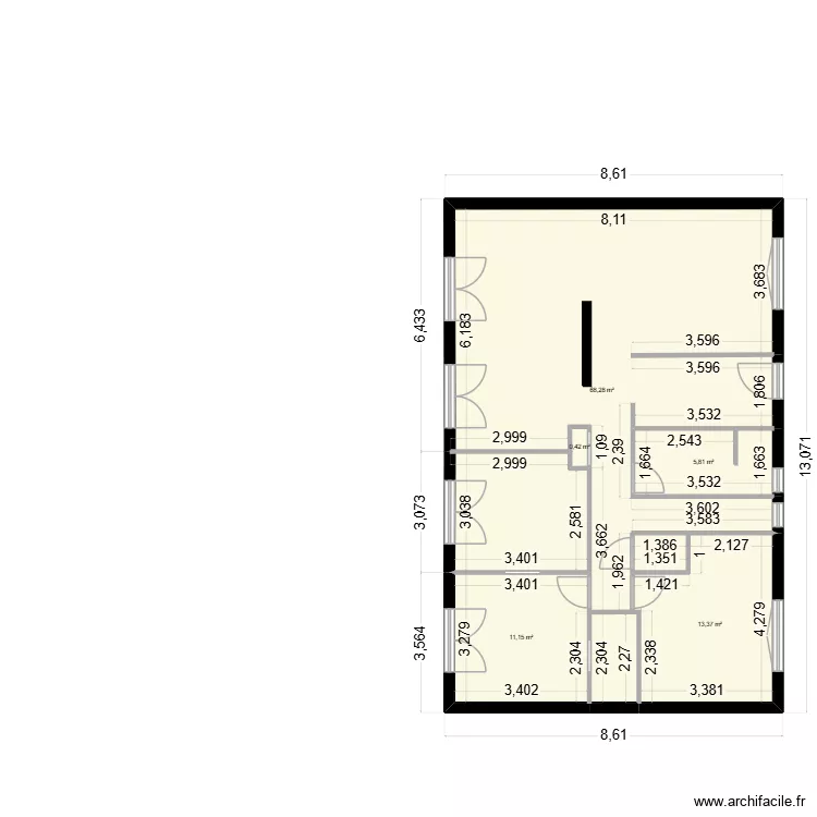 NH AVANNE3. Plan de 5 et 99 m² NH AVANNE3. Plan de 5 et 99 m²