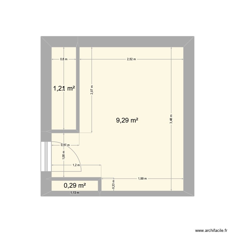 Chambre-2. Plan de 0 pièce et 0 m2