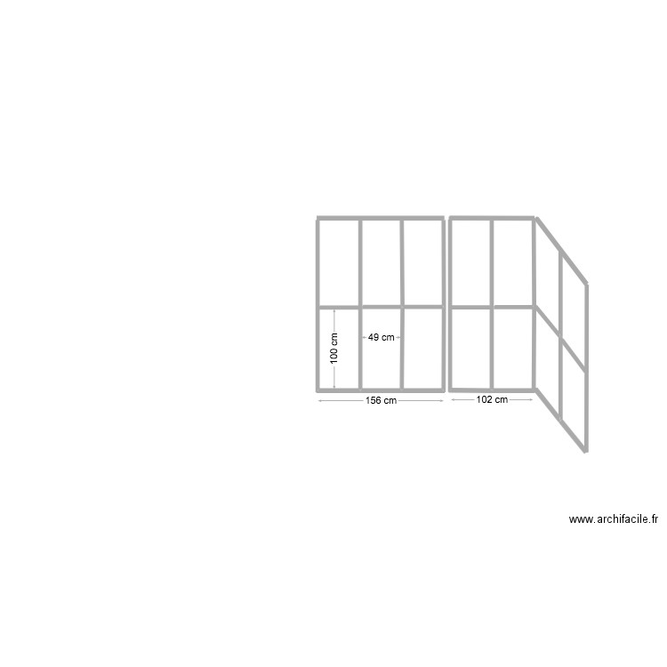 paroi local caro. Plan de 0 pièce et 0 m2