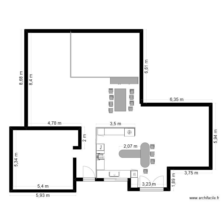 meleze. Plan de 0 pièce et 0 m2