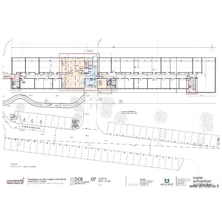 Plan repérage porte RDC. Plan de 0 pièce et 0 m2