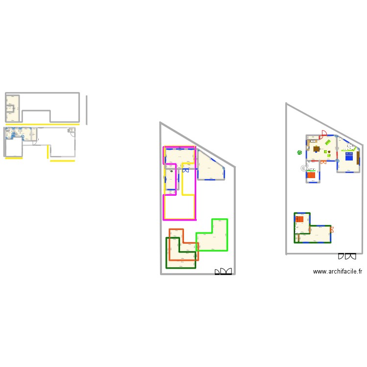 anymania rdc. Plan de 28 pièces et 351 m2