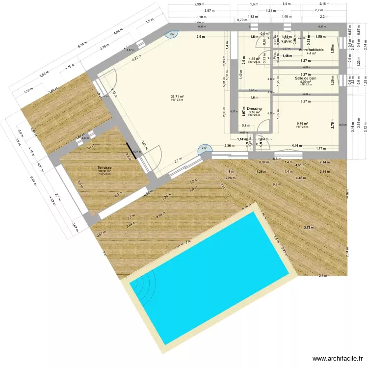 Bouyon permis de construire. Plan de 12 Pièces et 100 m² Bouyon permis de construire. Plan de 12 Pièces et 100 m²