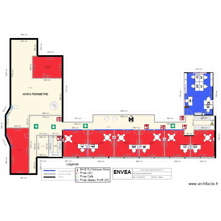 envea direction PROJET. Plan de 0 pièce et 0 m2