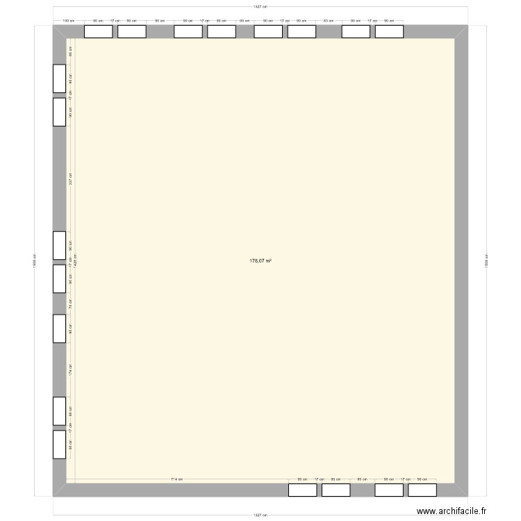 niveau 1. Plan de 0 pièce et 0 m2
