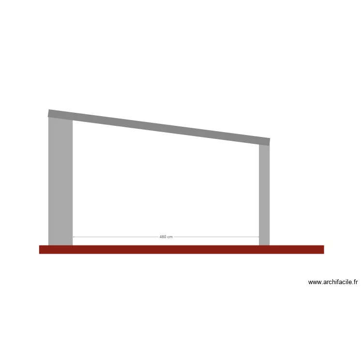 plan de coupe du rectangle. Plan de plan de coupe du rectangle. Plan de