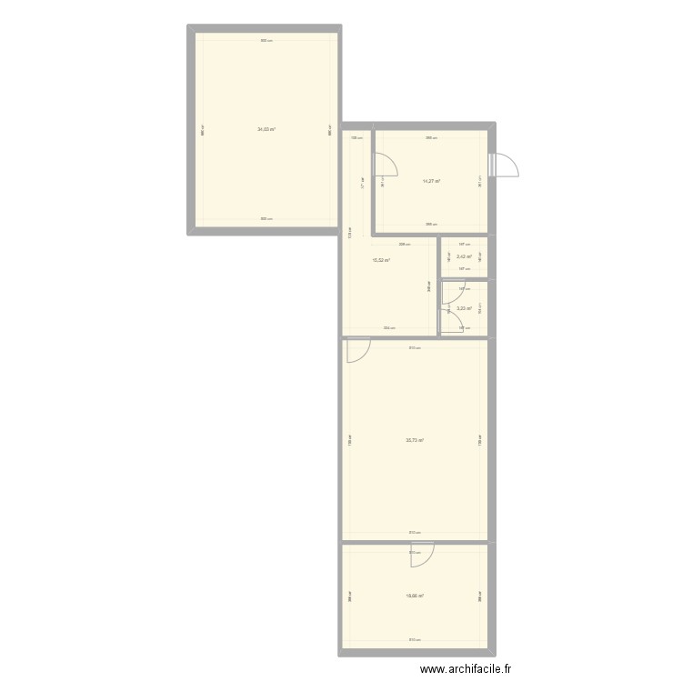 THYEZ SMPI. Plan de 7 pièces et 124 m2