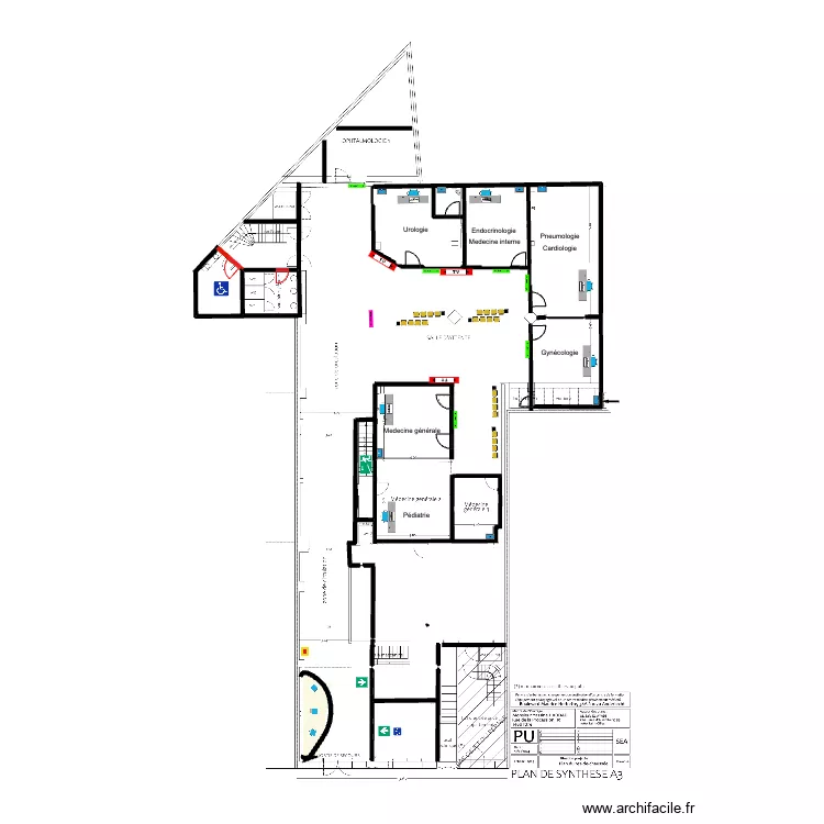 The Clinic - Rez-de-chauss&eacute; - 19/03/2024 -A.A NNNNN. Plan de 