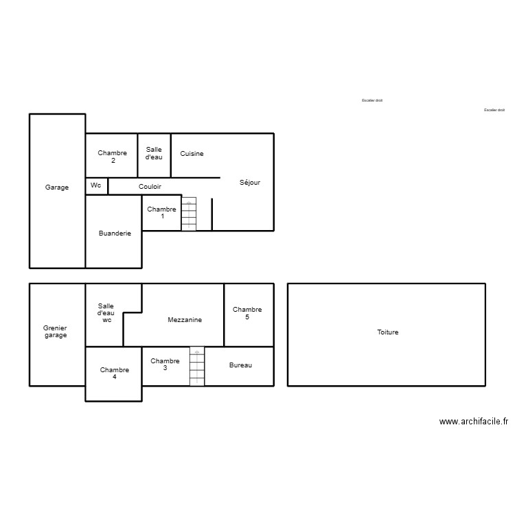 ELLIANT RIEN. Plan de 15 pièces et 85 m2