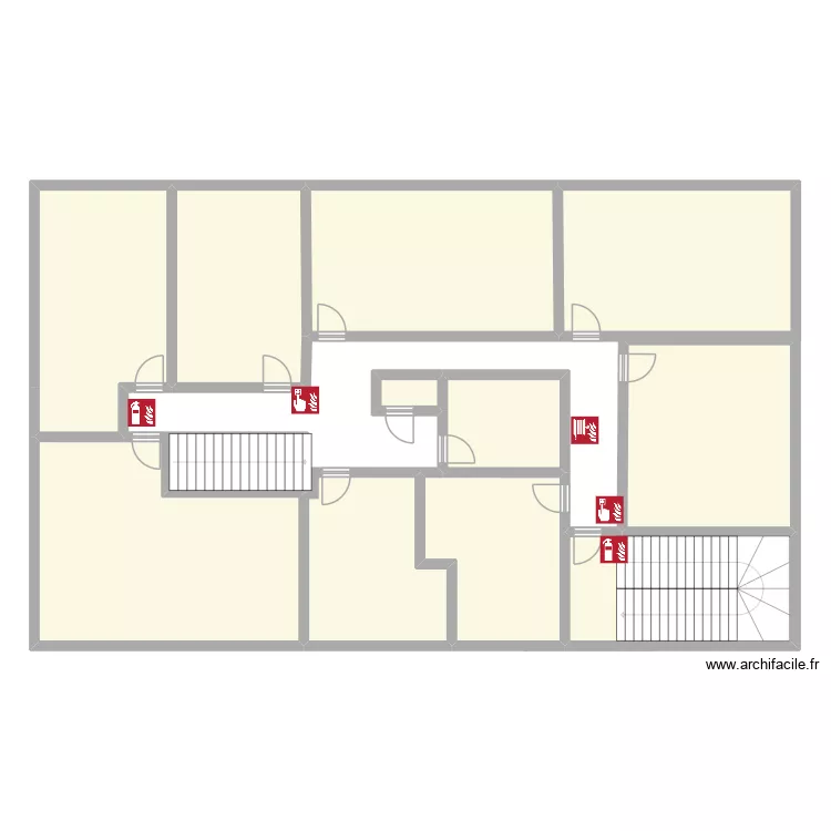 1e étage HEXECHO. Plan de 1e étage HEXECHO. Plan de