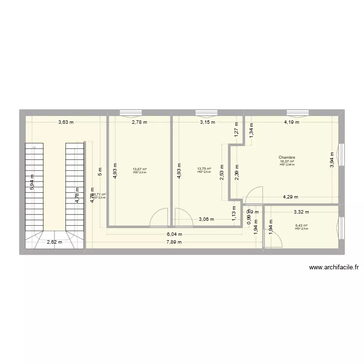 BERTHIER.VERON ETA. Plan de 