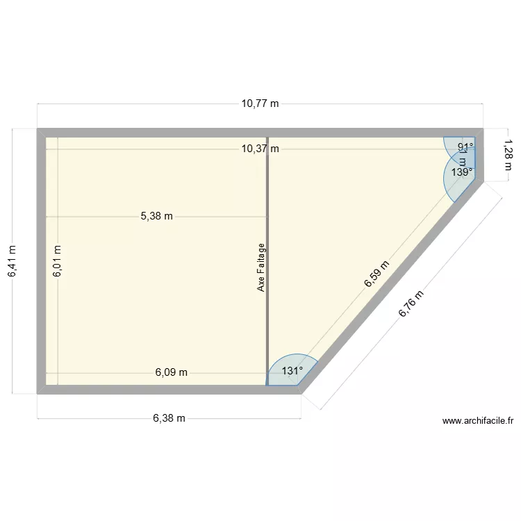 Garage. Plan de 1 et 52 m² Garage. Plan de 1 et 52 m²