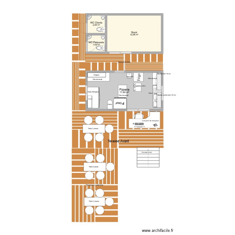 Tumurai Pizzeria. Plan de 0 pièce et 0 m2