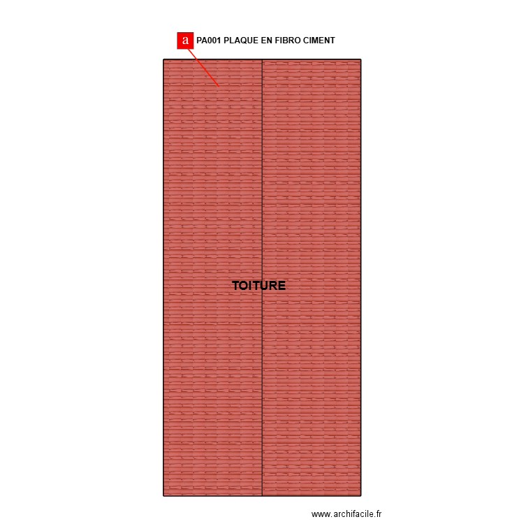PLAN DIOCESE BEAUCAIRE TOITURES. Plan de 1 pièce et 106 m2