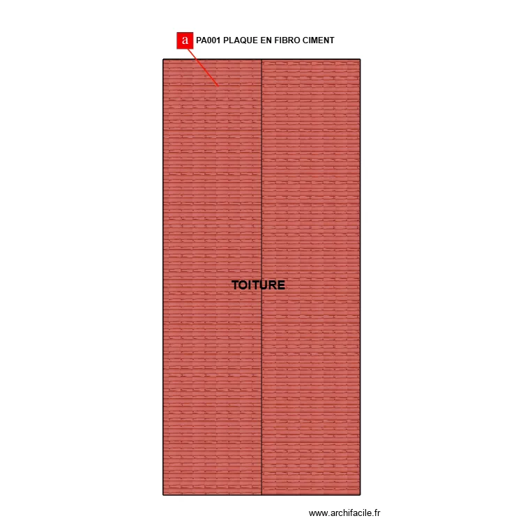 PLAN DIOCESE BEAUCAIRE TOITURES. Plan de 1  et 106 m²