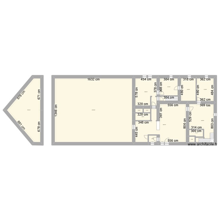 Vuillet. Plan de 15 pièces et 471 m2