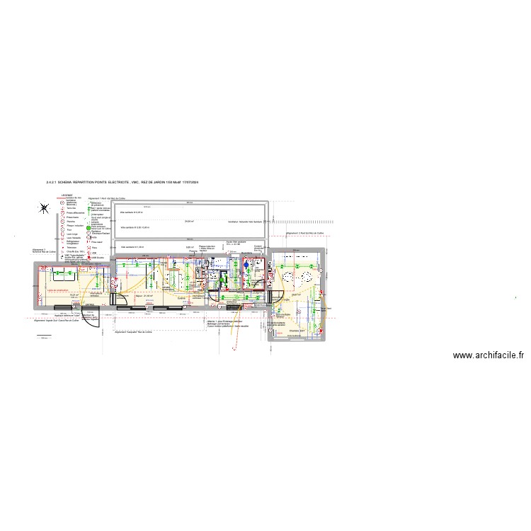 2.4.2.1 - SCHEMA ELECTRICITE  ET VMC REZ DE JARDIN 1_50 modifié 24_01_29-2. Plan de 0 pièce et 0 m2