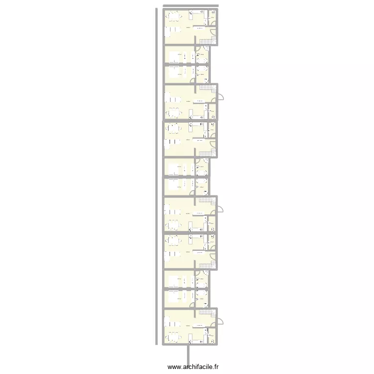 ?lll. Plan de 31 pièces et 487 m²