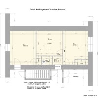 Aménagement Bureau : chambres Modif