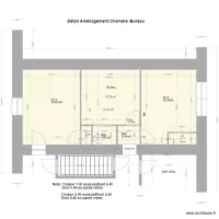 Am&eacute;nagement Bureau : chambres Modif