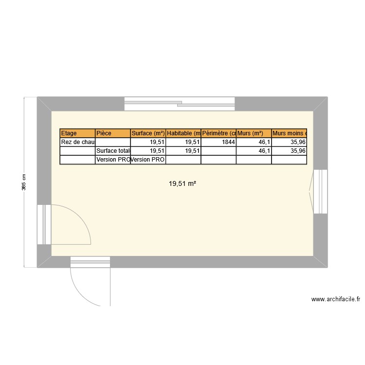 Salle de musique. Plan de 0 pièce et 0 m2