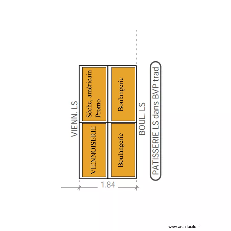La Bathie LS. Plan de La Bathie LS. Plan de