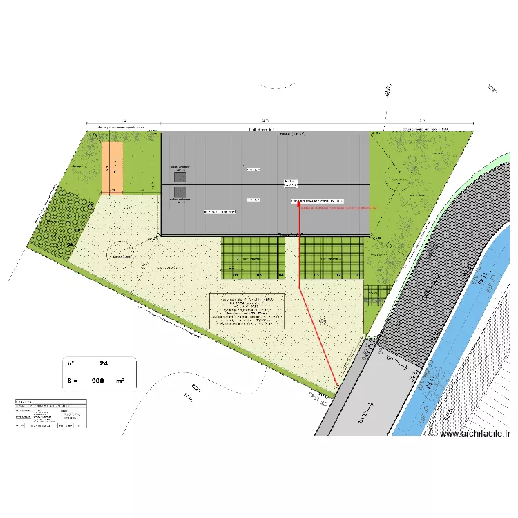 PLAN DE MASSE ENEDIS. Plan de 