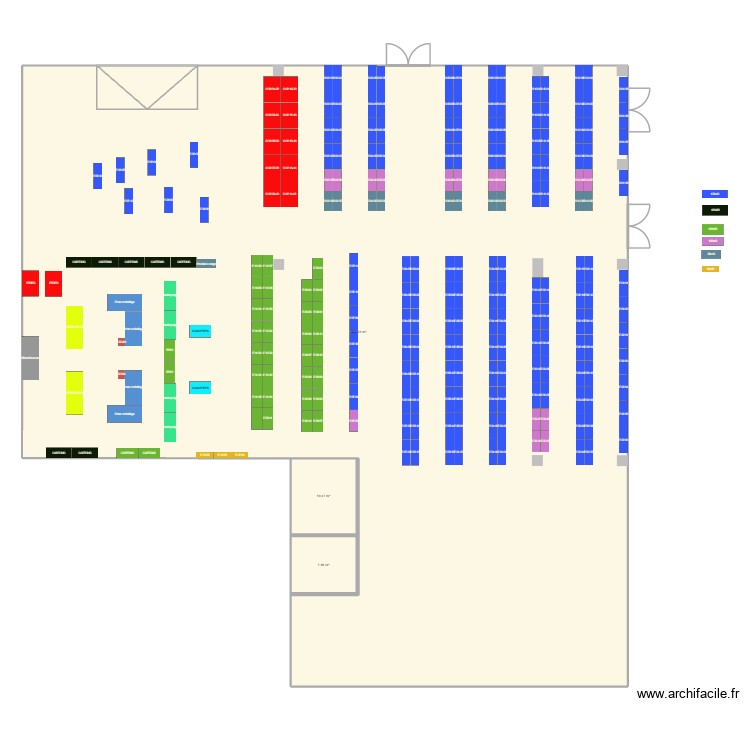 New entrep&ocirc;t V6. Plan de 0 pièce et 0 m2