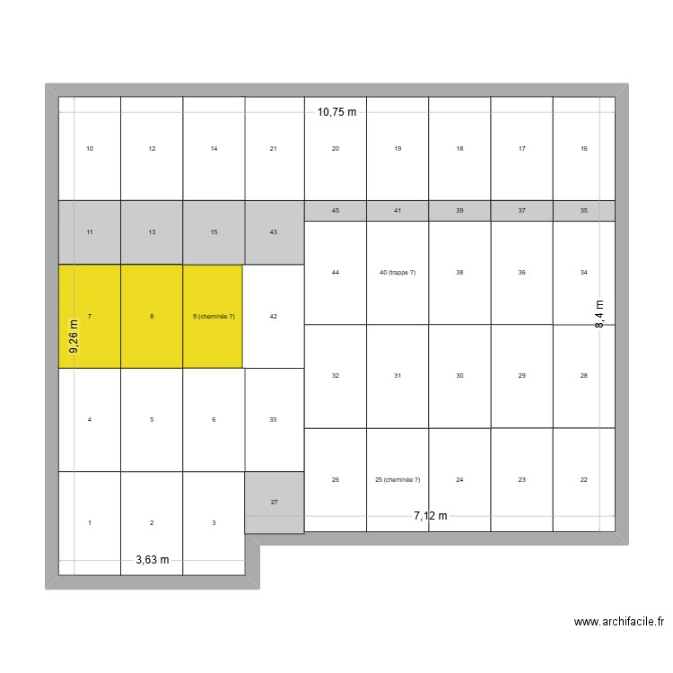 isolation Villa. Plan de 1 pièce et 93 m2
