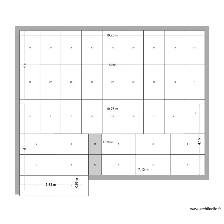 isolation Villa. Plan de 2 pièces et 91 m²