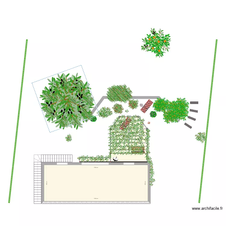 TONNELLE 3. Plan de 