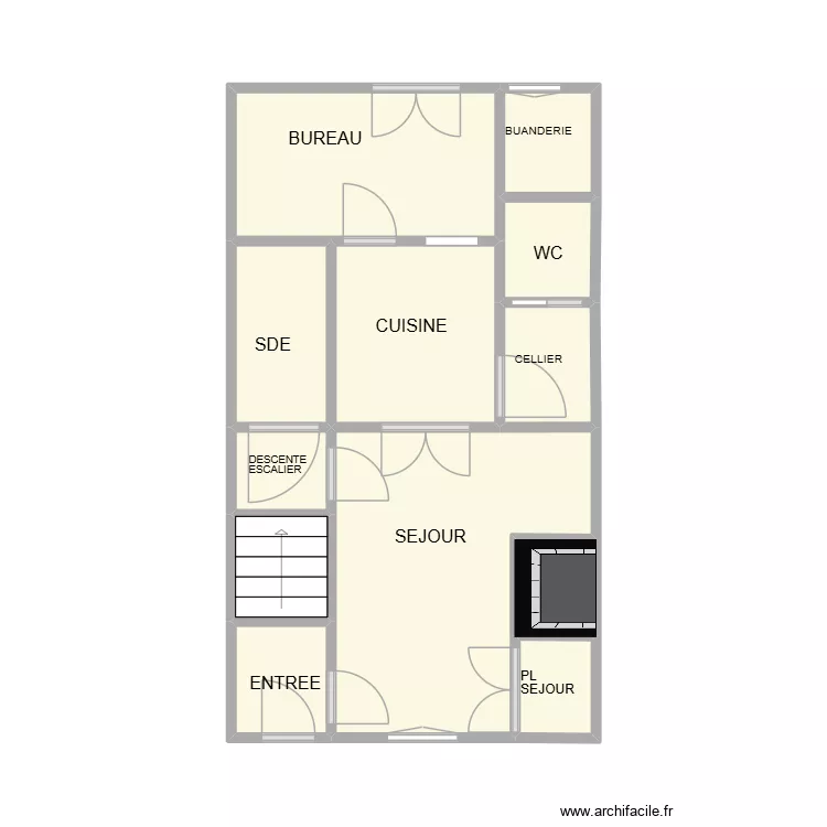 BELLEGARDE RDC. Plan de 12 Pièces et 27 m² BELLEGARDE RDC. Plan de 12 Pièces et 27 m²