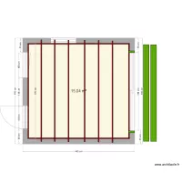MODULE 15m&sup2; structure plafond
