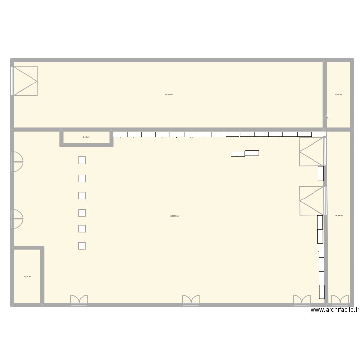 carrouff. Plan de 6 pièces et 559 m2