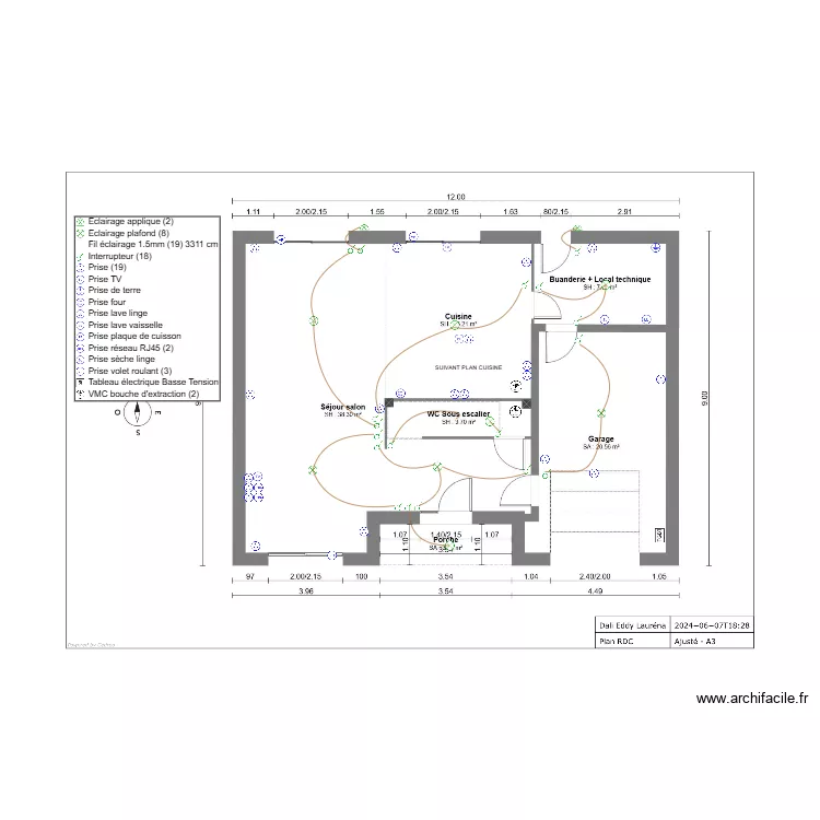 DALI RDC. Plan de 