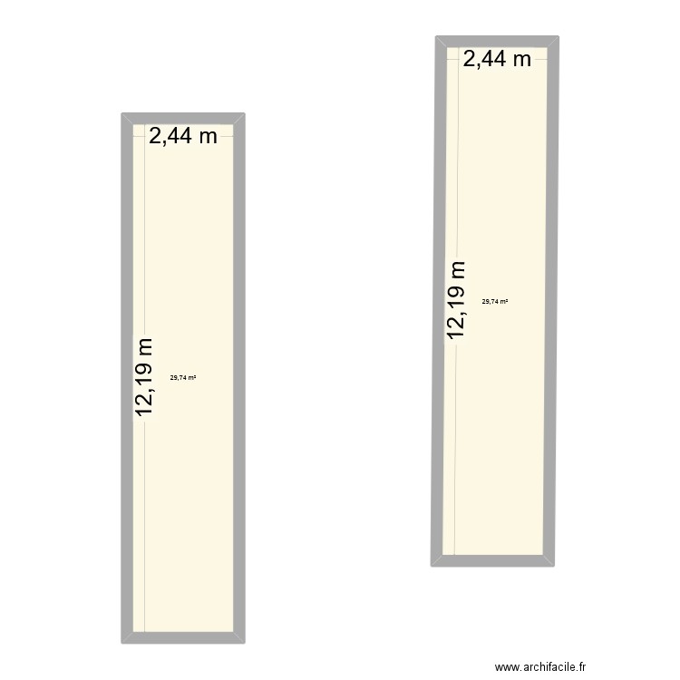 plan spot nautique 2026 option 2. Plan de 2 pièces et 59 m2