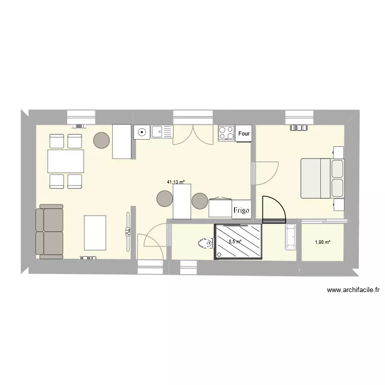 SETAYESH. Plan de 3 Pièces et 49 m² SETAYESH. Plan de 3 Pièces et 49 m²