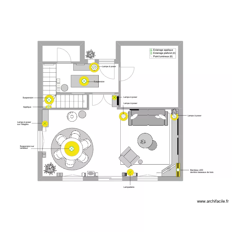 Caroline Ginglinger Lighting . Plan de 