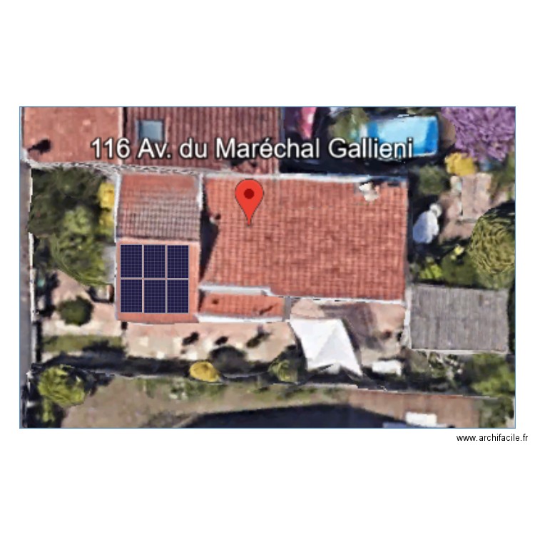 M CAUBET. Plan de 0 pièce et 0 m2