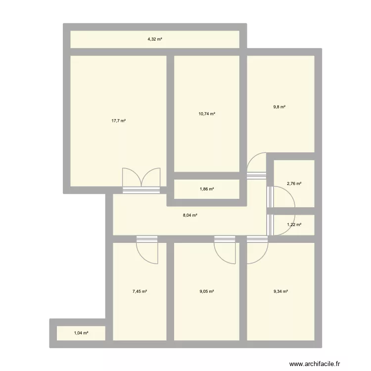 ALEX. Plan de 12 et 83 m² ALEX. Plan de 12 et 83 m²