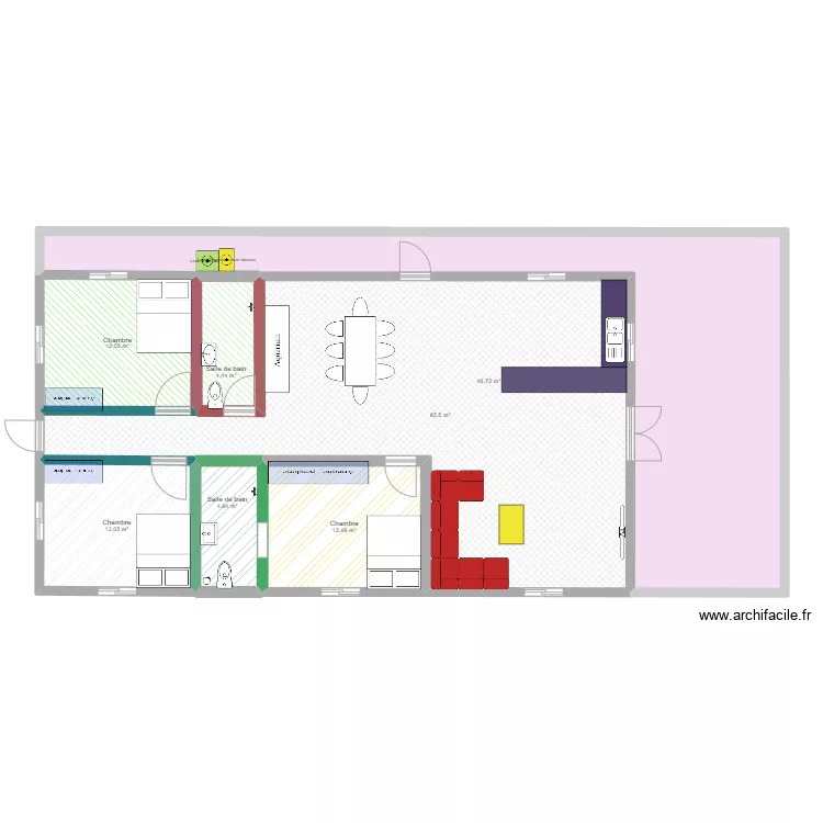 villa Syidalza. Plan de 