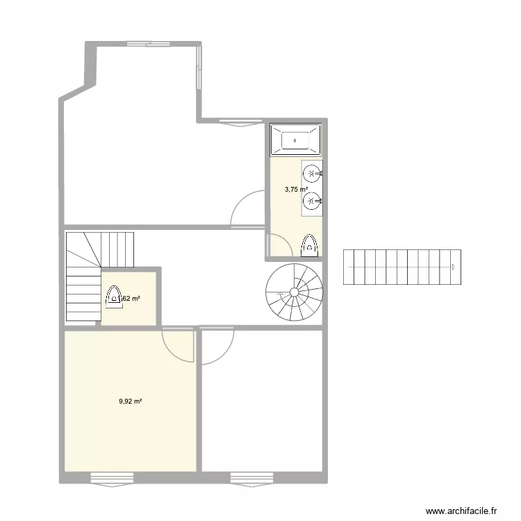 Audric 081225 QUAT. Plan de 3 pièces et 15 m²