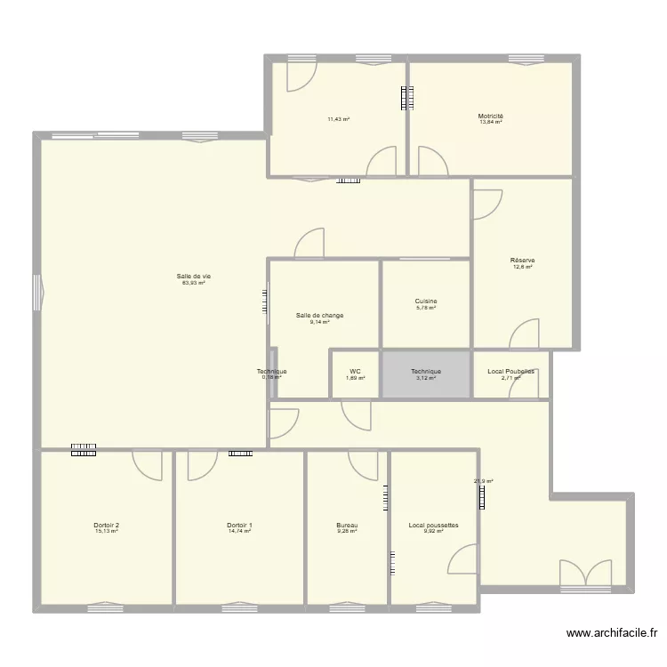 MAM. Plan de 15 et 195 m² MAM. Plan de 15 et 195 m²