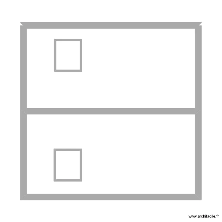 Plan de toiture grange projeté. Plan de 4 et 51 m² Plan de toiture grange projeté. Plan de 4 et 51 m²
