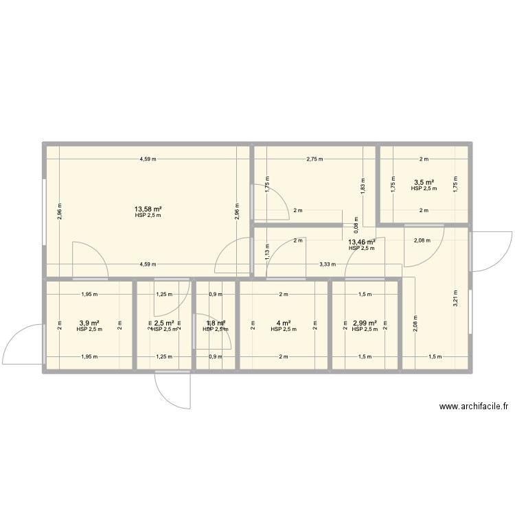 Goupil. Plan de 0 pièce et 0 m2