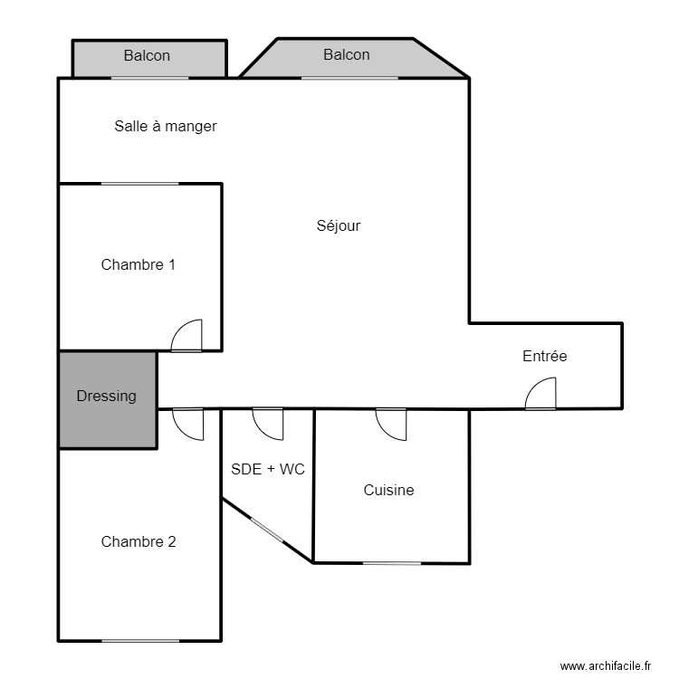PLAN ATTAL. Plan de 8 pièces et 158 m2