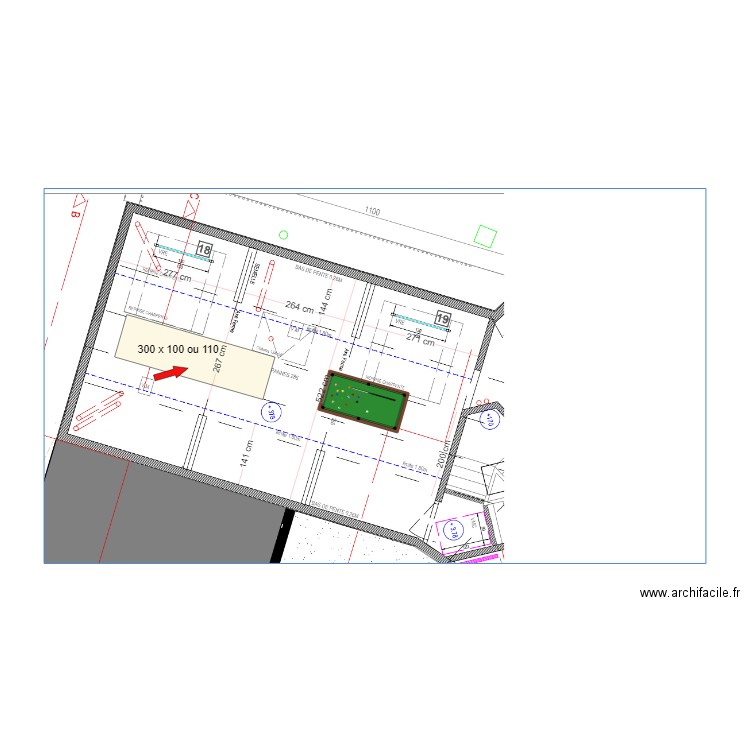 grenier maison objet. Plan de 0 pièce et 0 m2